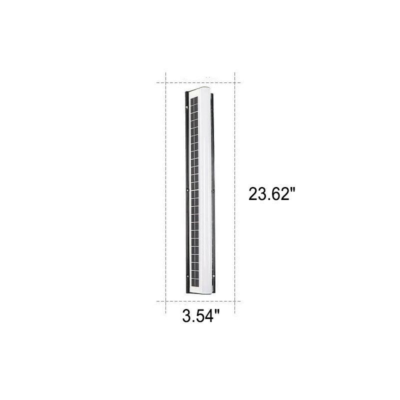 Modern Acrylic Solar LED Garden Wall Light - Waterproof Outdoor Lighting