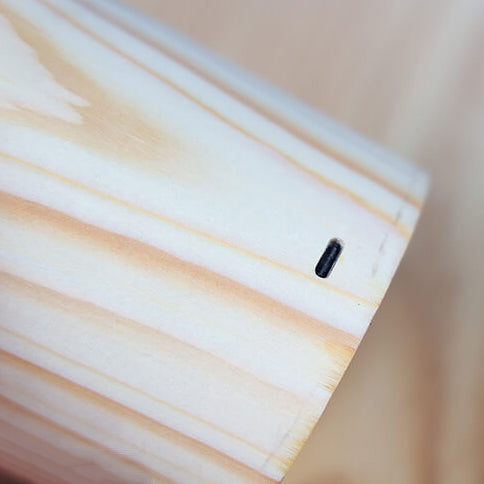 Creative Wood LED Touch Night Light Lamp - Modern Design & Adjustable Brightness