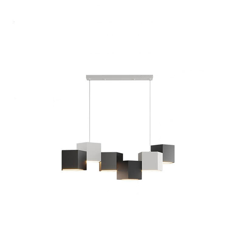 Modern Square Geometric Iron LED Macaron Chandelier  

Illuminate your space with this striking modern chandelier featuring a unique square geometric design. Crafted from durable iron with vibrant macaron-colored LED lights, it offers a perfect blend of f
