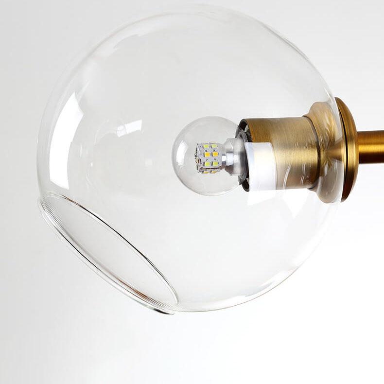 Modern Glass Magic Bean 8-Light LED Chandelier - Contemporary Lighting, Elegant Home Decor, Sleek Design, Energy-Efficient, Bright Illumination, Unique Pendant Fixture, Dining Room & Living Space Lighting