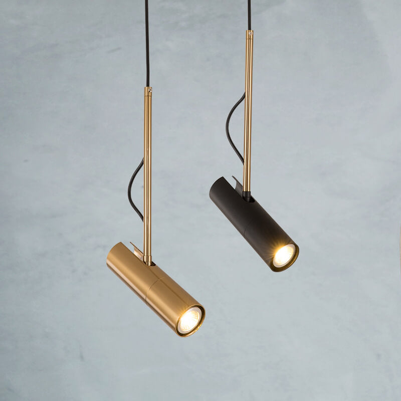 Modern Minimalist Gold LED Spotlight Pendant Light