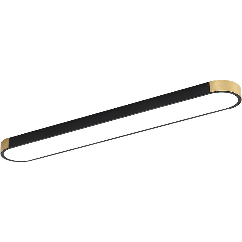 Modern Minimalist Rectangular LED Flush Mount Ceiling Light