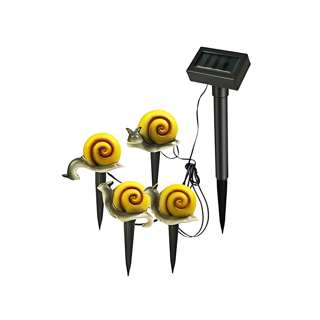 Waterproof Resin Garden Solar Lights - Birds, Snails, Butterflies & Ladybugs