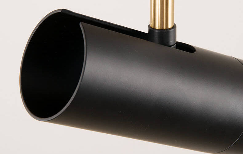 Modern Minimalist Gold LED Spotlight Pendant Light