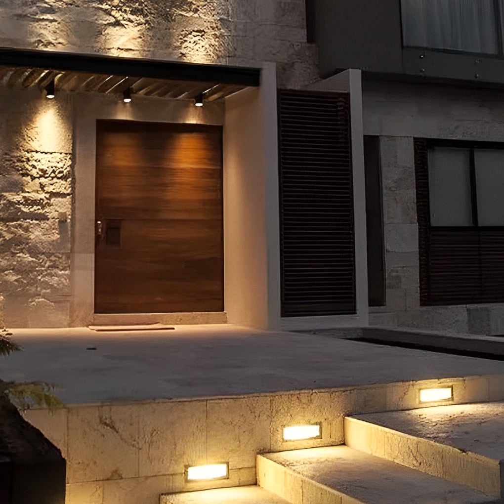 Visual Comfort Wall Recessed 3W LED Step Light - Modern Aluminum Design