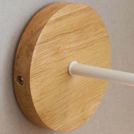Nordic Wood Metal 1-Light Wall Sconce – Modern Scandinavian Design Lighting
