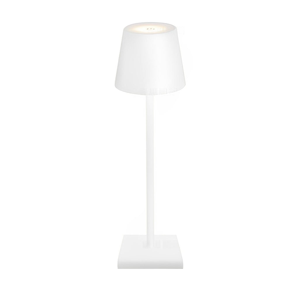 Top Hat Rechargeable Touch-Control LED Table Lamp - Portable Aluminum Design, Dimmable Lighting, Stylish Home Decor