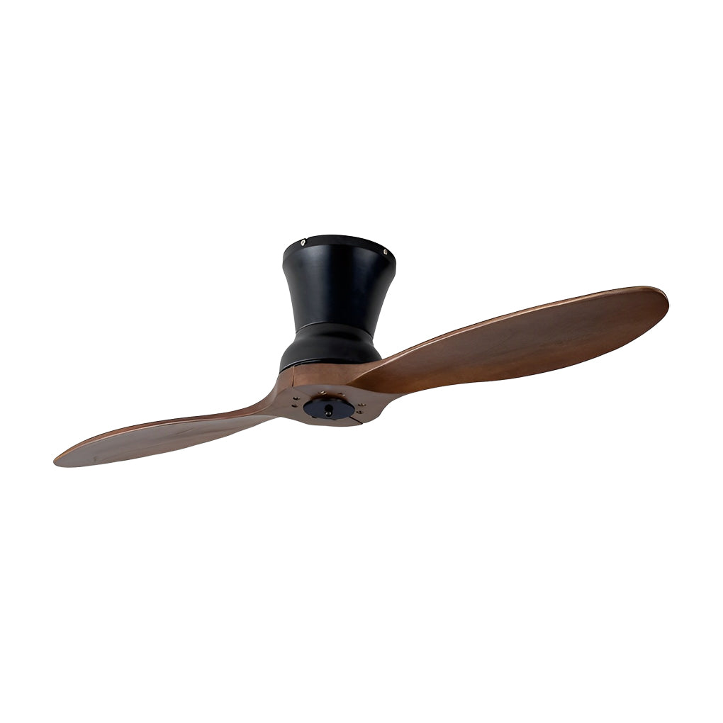 2 Blades 18W LED Dimmable Ceiling Fan with Remote - Modern Mute Design