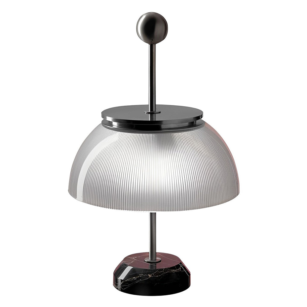 **Ribbed Glass Bowl & Metal Italian Accent Table Lamps**

Elevate your decor with our stylish Ribbed Glass Bowl and Metal Italian Accent Table Lamps. Perfect for modern living rooms or elegant bedroom settings, these lamps combine functionality with chic