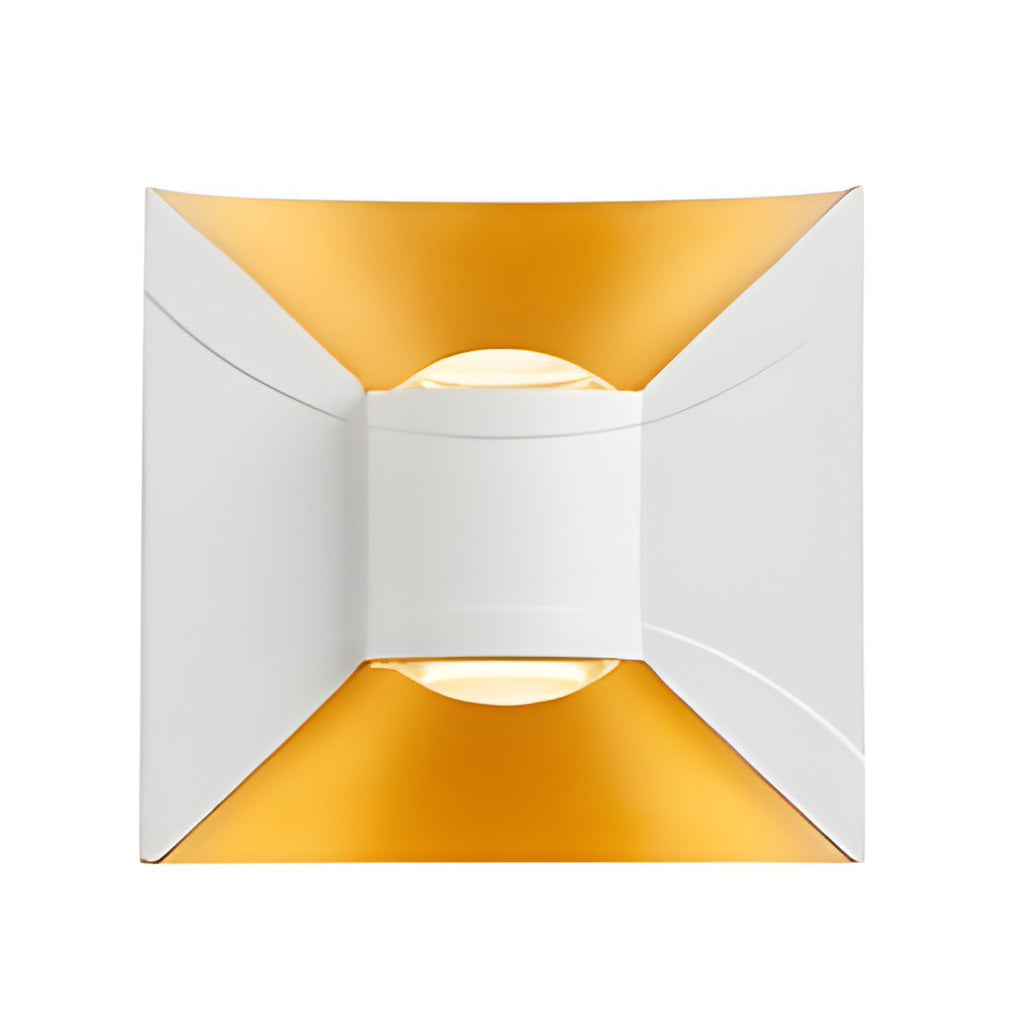 LED Waterproof Outdoor Sconces - 6W Modern Square Up Down Lights