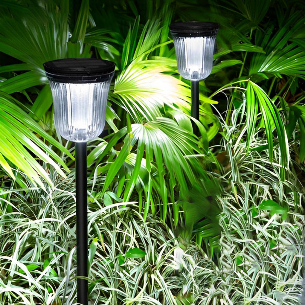 2Pcs Solar Motion Sensor Lawn Lights - Intelligent Outdoor Lighting for Garden Security