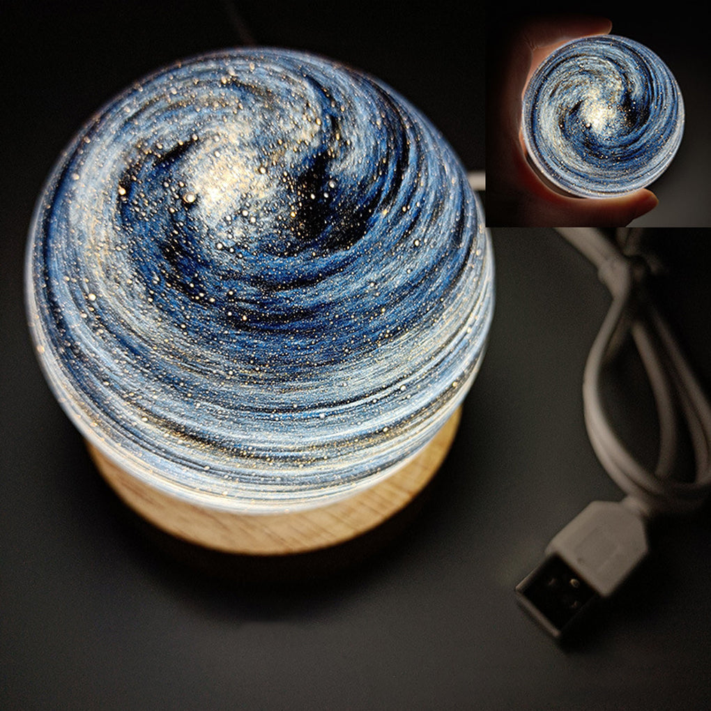 Dreamy Starry Globe Lamp for Kids - Baby Night Light Galaxy Projector