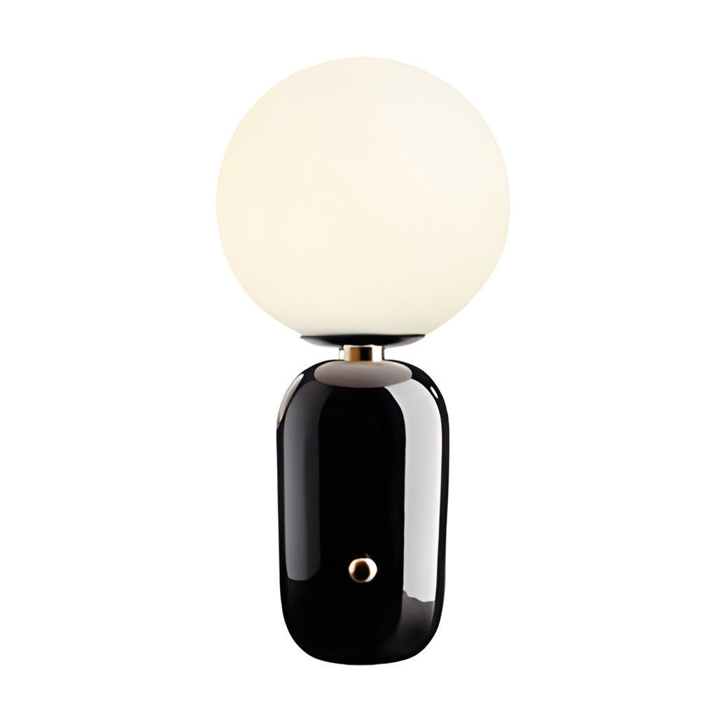 Modern Glass LED Accent Table Lamp - Global Design, Stylish Lighting, Home Decor, Contemporary Table Light, Bright LED Illumination, Unique Glass Fixture