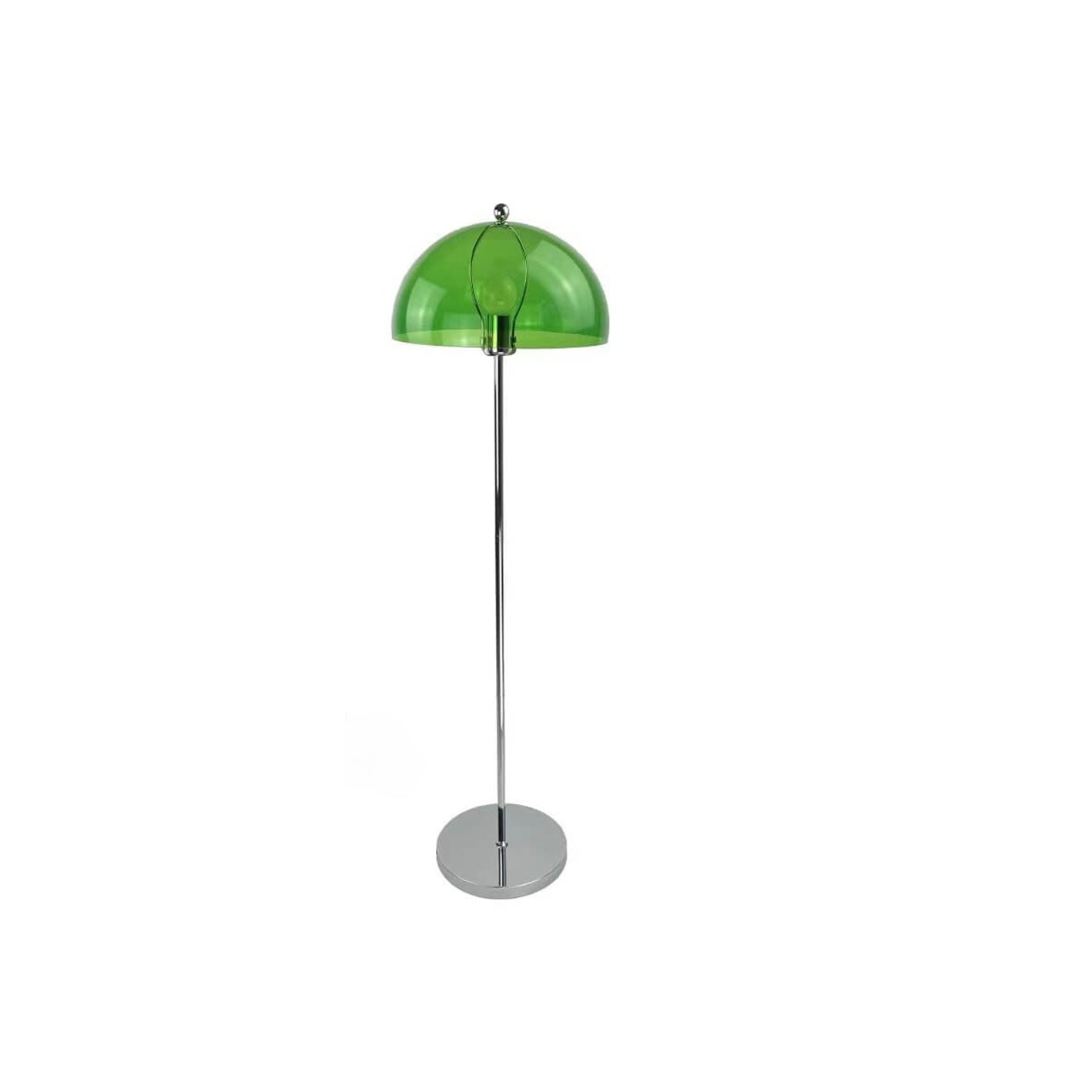 Creative Retro Mushroom Design Floor Lamp - 1-Light Acrylic Standing Lamp