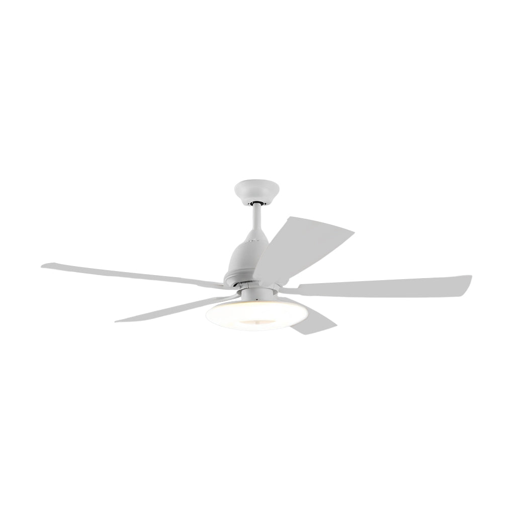 5 Blades Mute Dimmable LED Ceiling Fan with Remote - Nordic Style Modern Design
