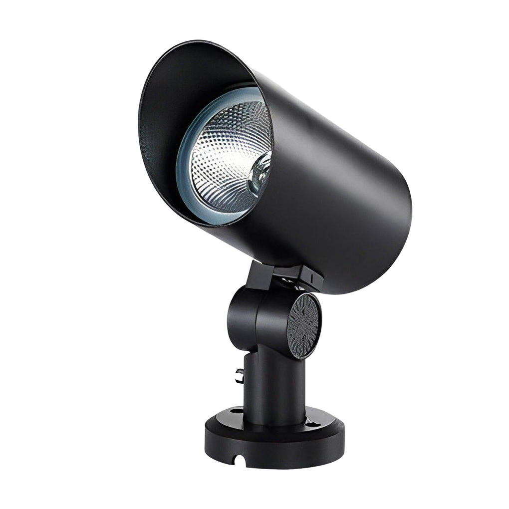 Waterproof Black Modern LED Outdoor Spotlights Lawn Lamp