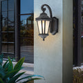 Minimalist Frosted Glass Waterproof Outdoor Wall Lamp - European Style Garden Lighting