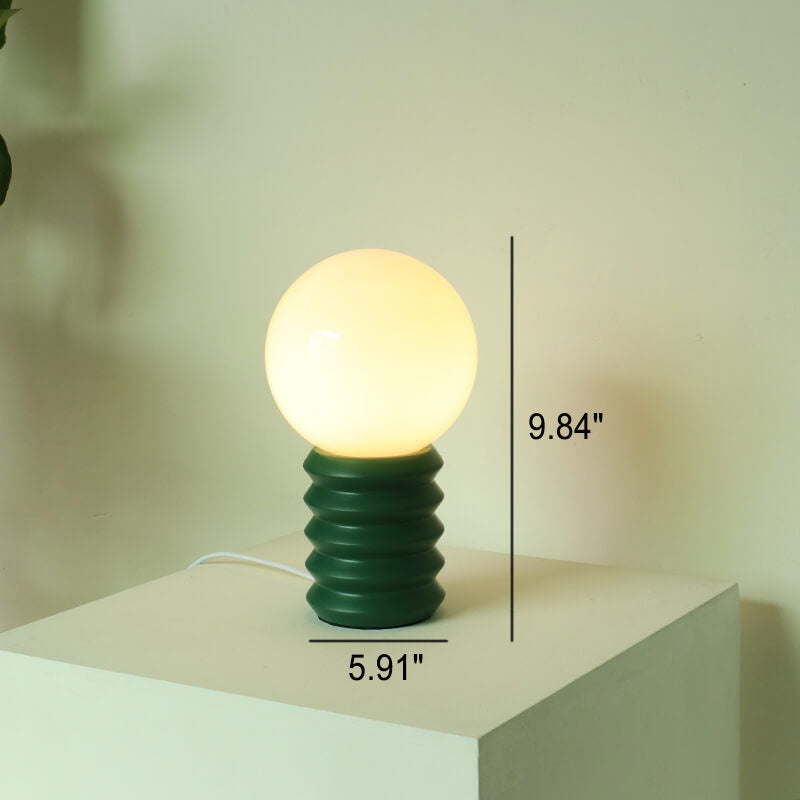 Vintage Orange Solid Glass 1-Light Table Lamp, Mid-Century Modern Lighting, Retro Home Decor, Warm Ambient Light for Living Room, Unique Desk Lamp, Artisanal Glass Table Lamp, Stylish Nightstand Light, Vintage-Inspired Lighting, Handcrafted Glass Lampshad