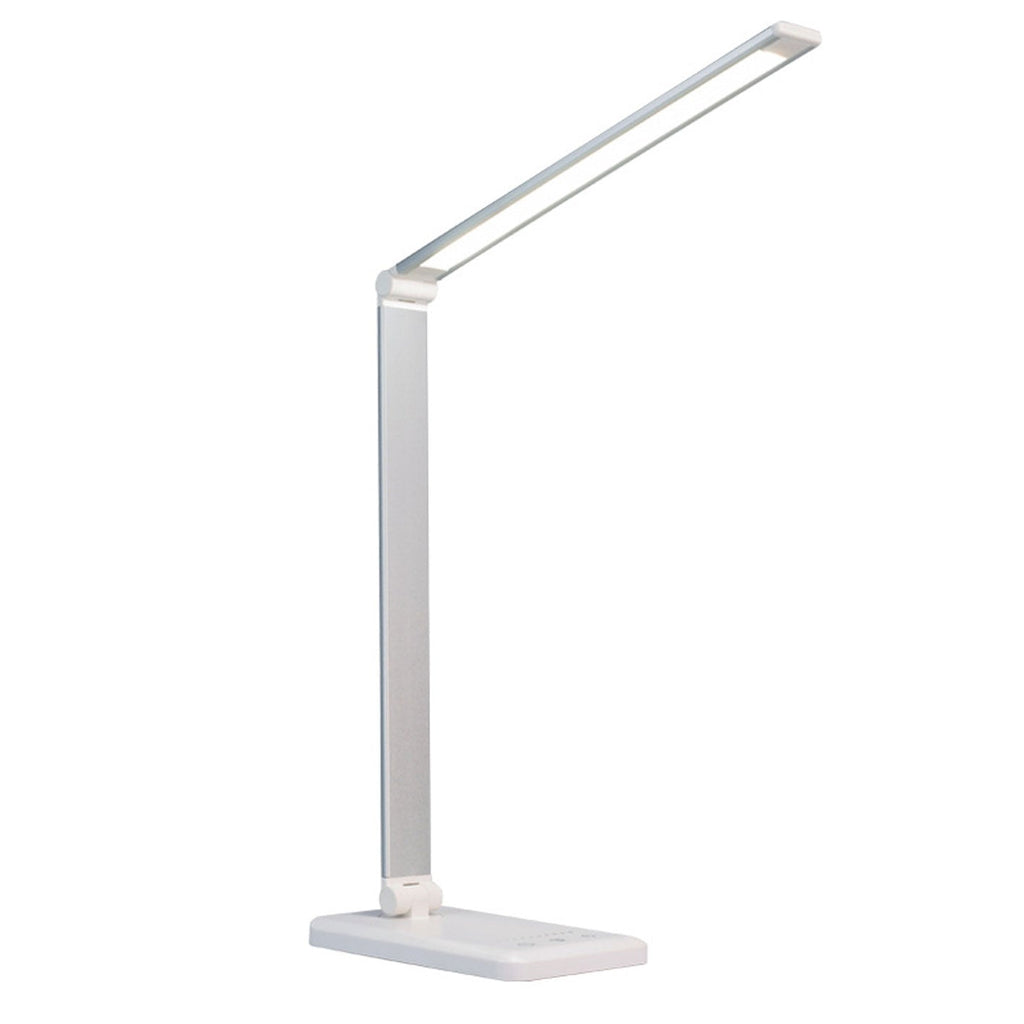 Folding Wireless Rechargeable LED Eye Protection Reading Desk Lamp with Adjustable Brightness, Touch Control, USB Charging, Modern Design for Home and Office, Portable Study Table Light