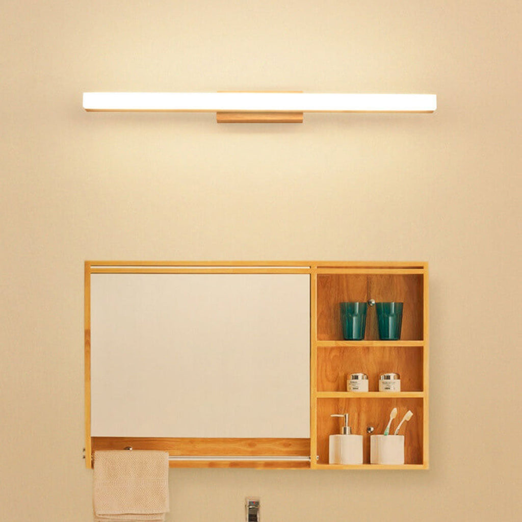 Nordic Minimalist Wooden LED Vanity Light Wall Sconce