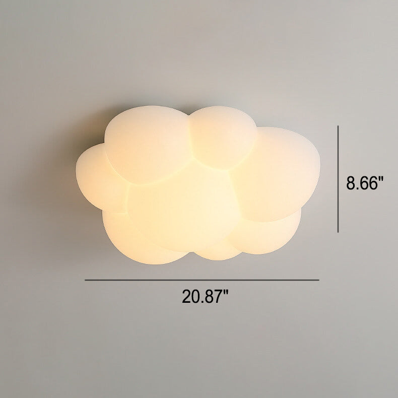 Modern Cat Claw Cloud Kids LED Ceiling Light - Minimalist Design, Flush Mount, Cute Decor