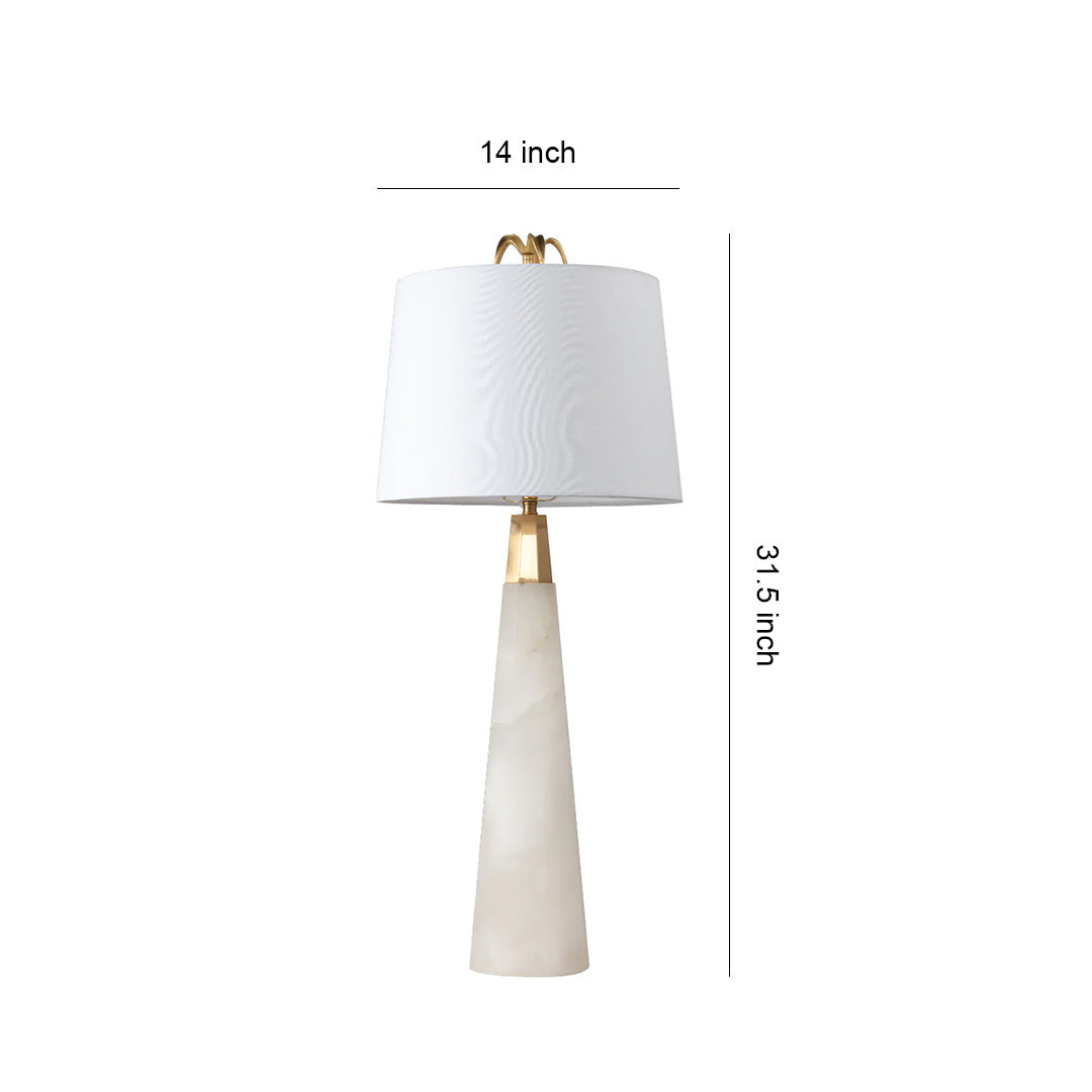 **Nordic White Marble Tapered Table Lamp - Elegant Lighting for Modern Homes**

Enhance your space with our Nordic White Marble Tapered Table Lamp, ideal for modern interiors. This elegant lamp features a stylish tapered design crafted from high-quality w