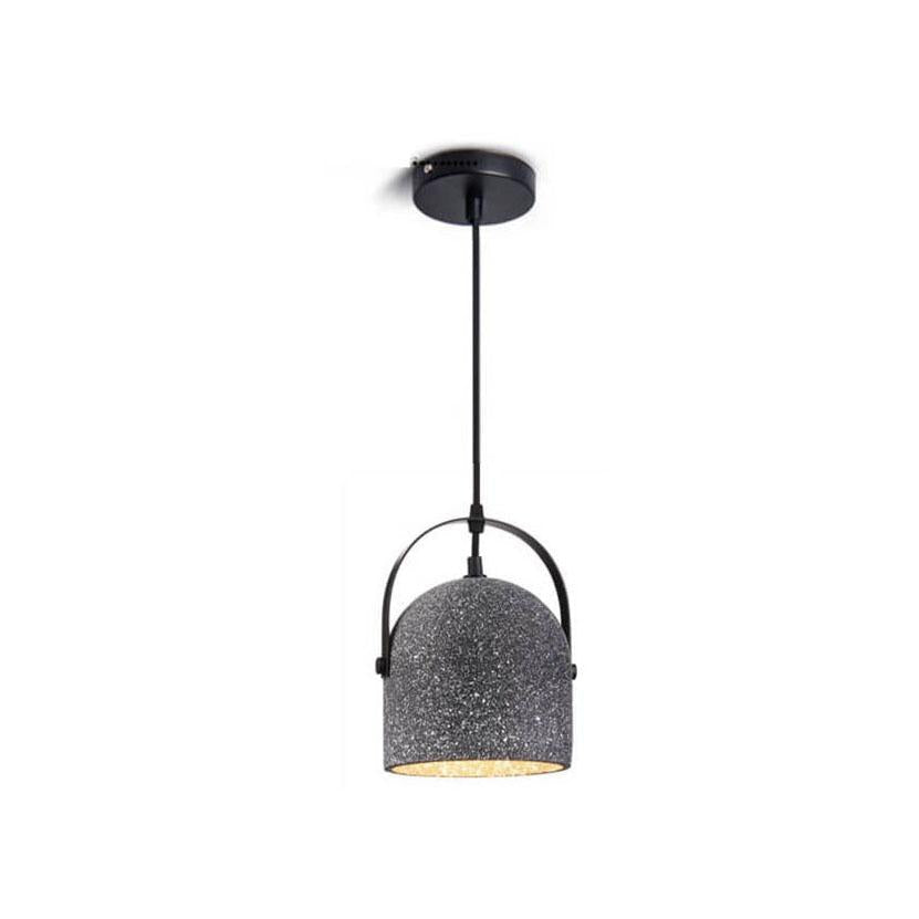 Nordic Creative Cement Pendant Light - 1-Light Cylinder Fixture