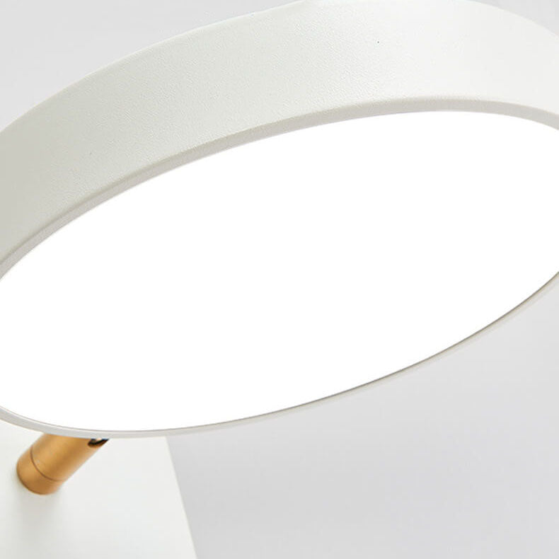 Nordic Round Rotatable LED Wall Sconce Lamp - Modern Reading Light, Adjustable Lighting Fixture, Stylish Wall Decor