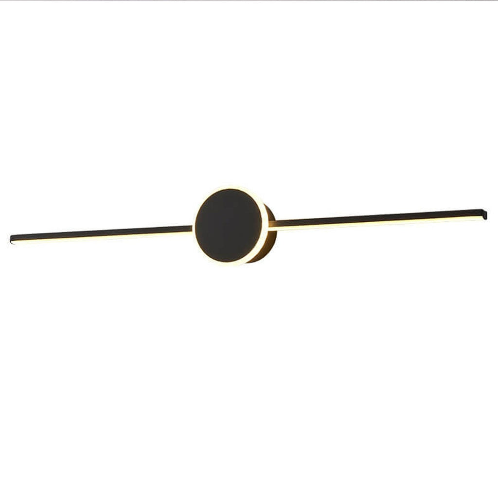 Nordic Minimalist LED Wall Sconce - Long Disc Vanity Light