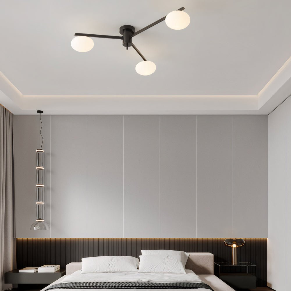 Jasper Semi Flush Mount Ceiling Lamp - 3/5/6 Lights Modern Fixture