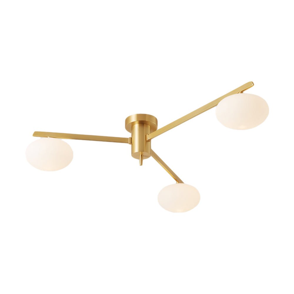 Jasper Semi Flush Mount Ceiling Lamp - 3/5/6 Lights Modern Fixture