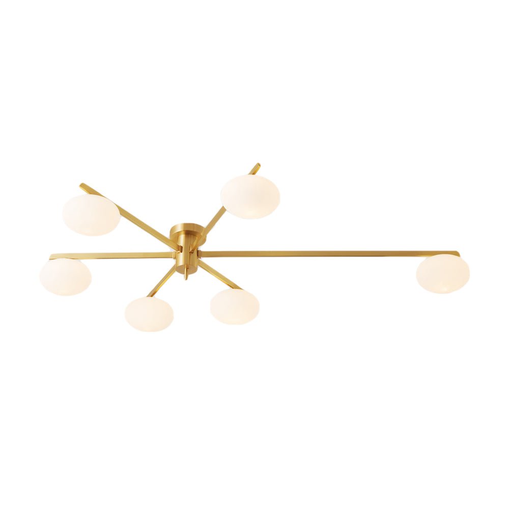 Jasper Semi Flush Mount Ceiling Lamp - 3/5/6 Lights Modern Fixture