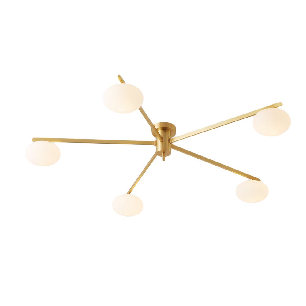 Jasper Semi Flush Mount Ceiling Lamp - 3/5/6 Lights Modern Fixture
