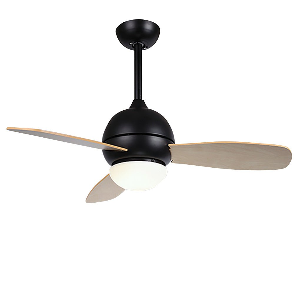 Wooden Blade Ceiling Fan with LED Light - Stylish Atmosphere Lighting