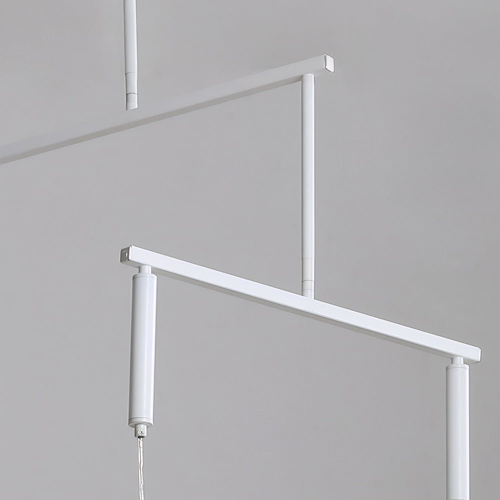 3/6/9-Light White Focus LED Chandelier | Modern Light Fixture | Energy Efficient Lighting