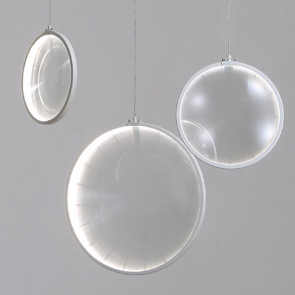 3/6/9-Light White Focus LED Chandelier | Modern Light Fixture | Energy Efficient Lighting