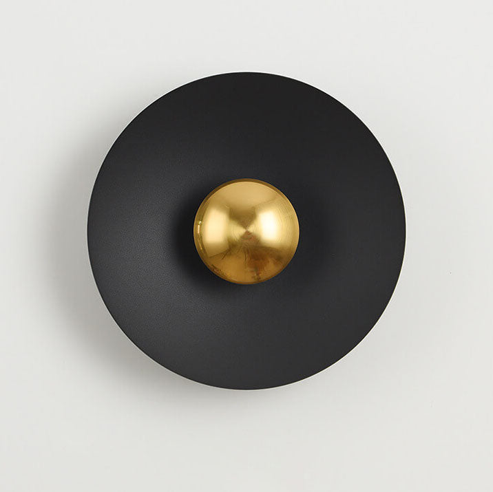 Nordic Multicolor LED Wall Sconce - Round Disc Design