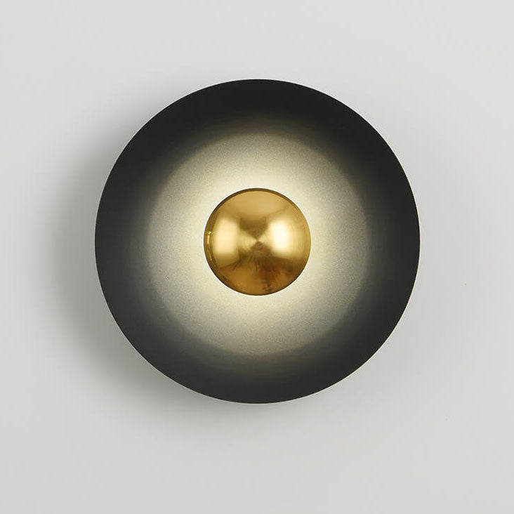 Nordic Multicolor LED Wall Sconce - Round Disc Design