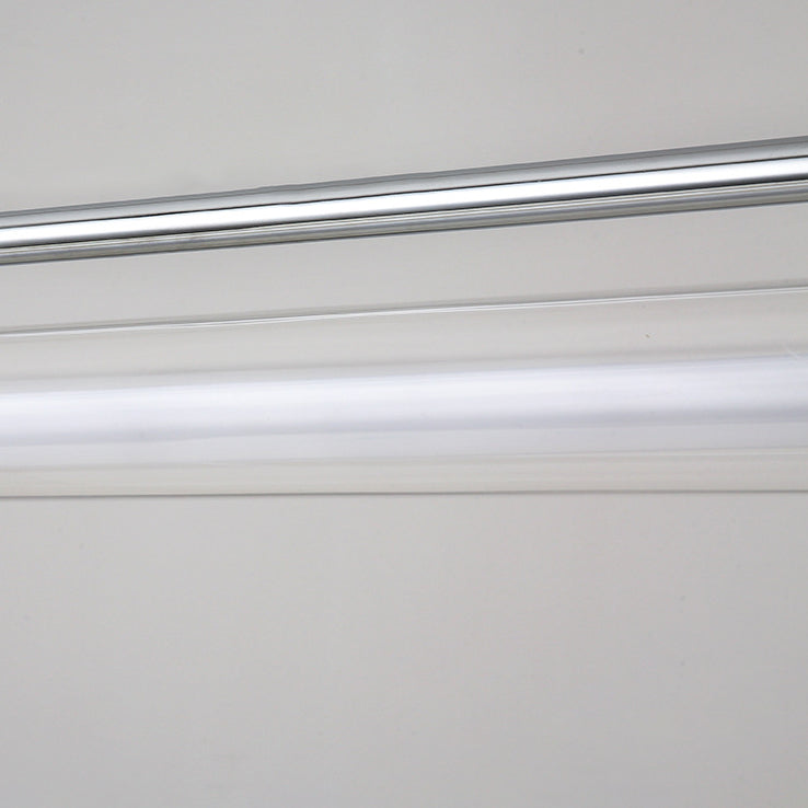 Contemporary Industrial LED Island Chandelier - Strip Aluminum & Acrylic Design for Dining Room