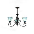 European Creative Tiffany Glass Chandelier - 3/5/6/8 Lights для дома, интерьера, освещения, стильный дизайн, уникальные светильники, ручная работа, декоративное освещение.