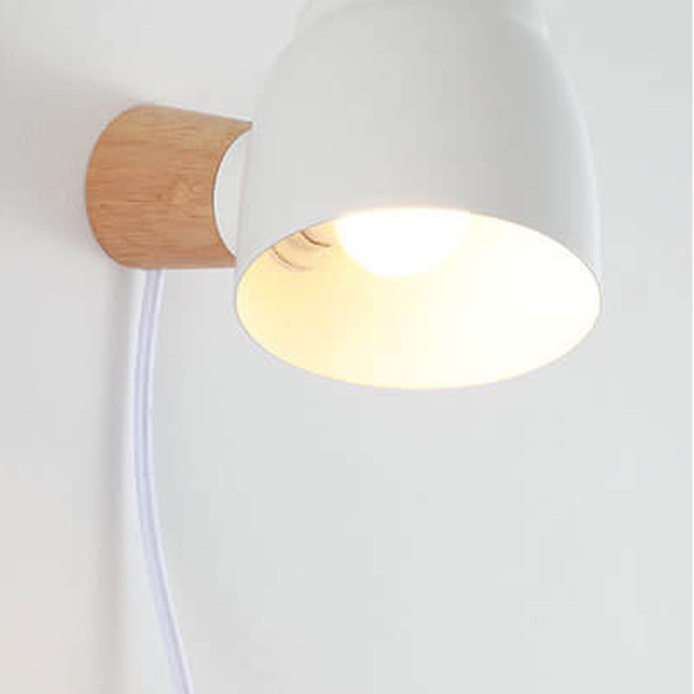 Nordic Minimalist Rotatable 1-Light Wall Sconce Lamp