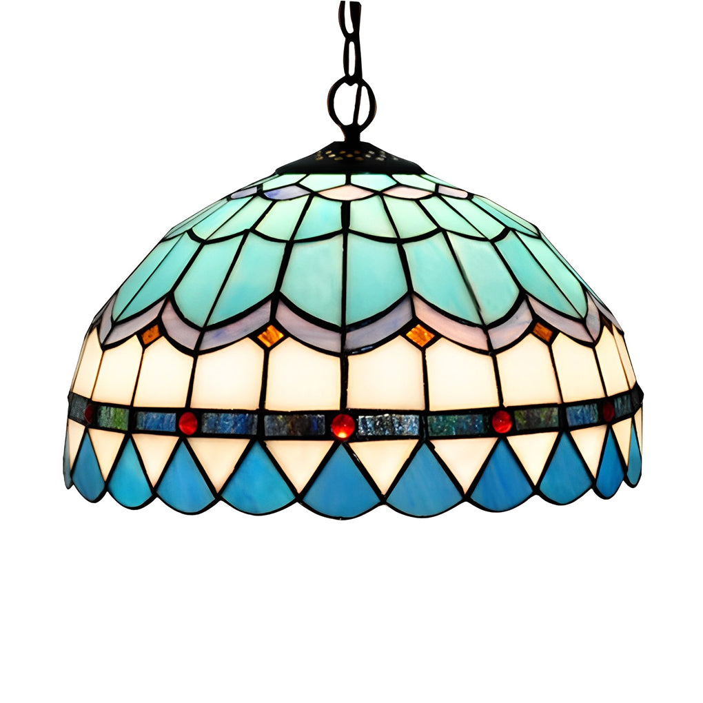Handmade Baroque Colorful Glass Chandelier Lamp – European Style Lighting Fixture