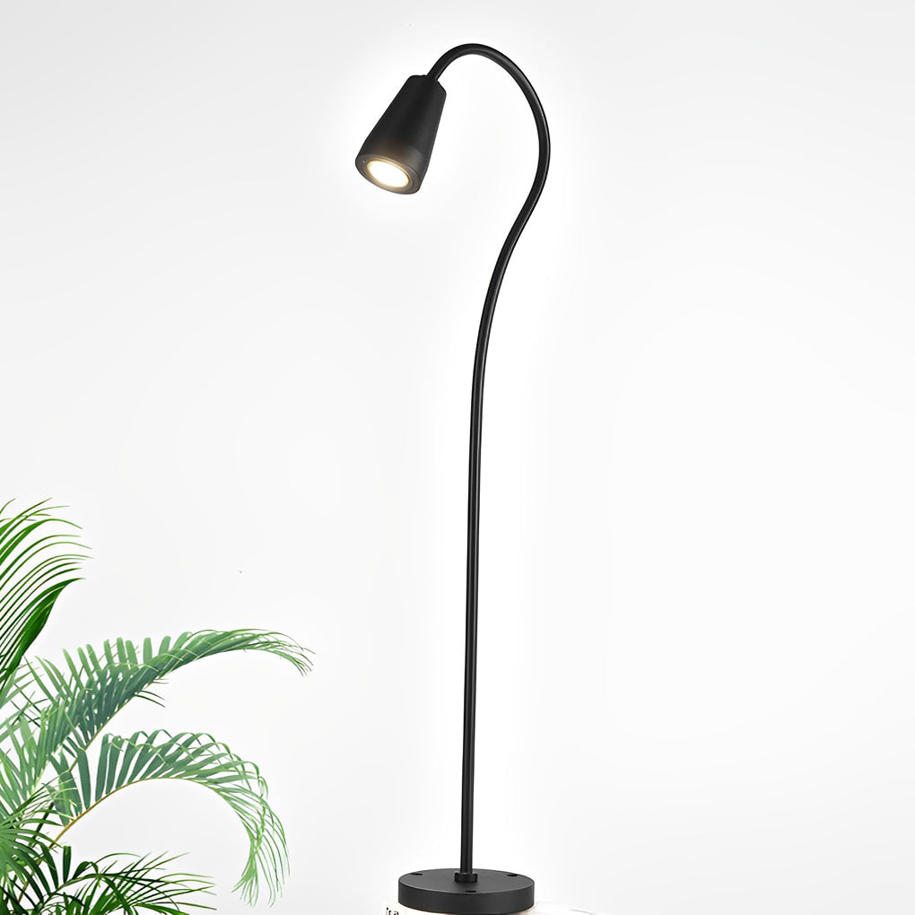 Arched Gooseneck Pathway Lights Waterproof LED COB Outdoor Lighting for Gardens and Walkways