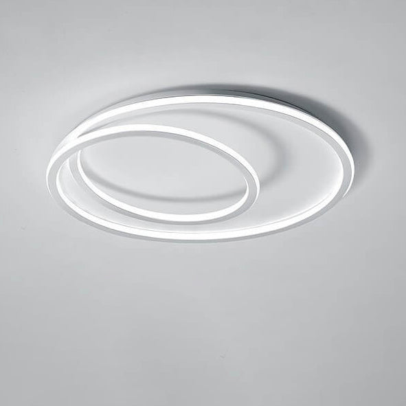 Nordic Minimalist Double Circle LED Ceiling Light