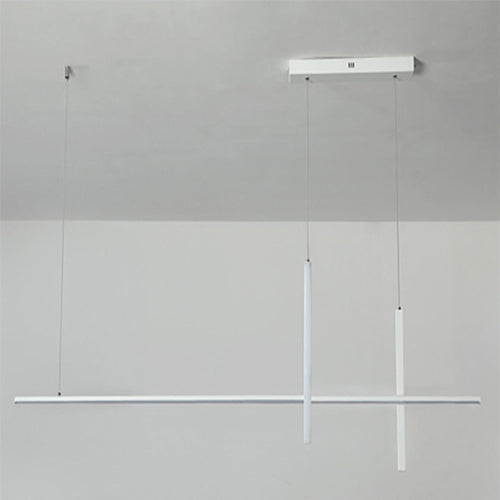 Modern Minimalist Long Line LED Chandelier - Sleek Lighting Fixture for Contemporary Spaces, Energy-Efficient Design, Adjustable Length, Stylish Illumination