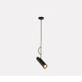 Modern Minimalist Gold LED Spotlight Pendant Light