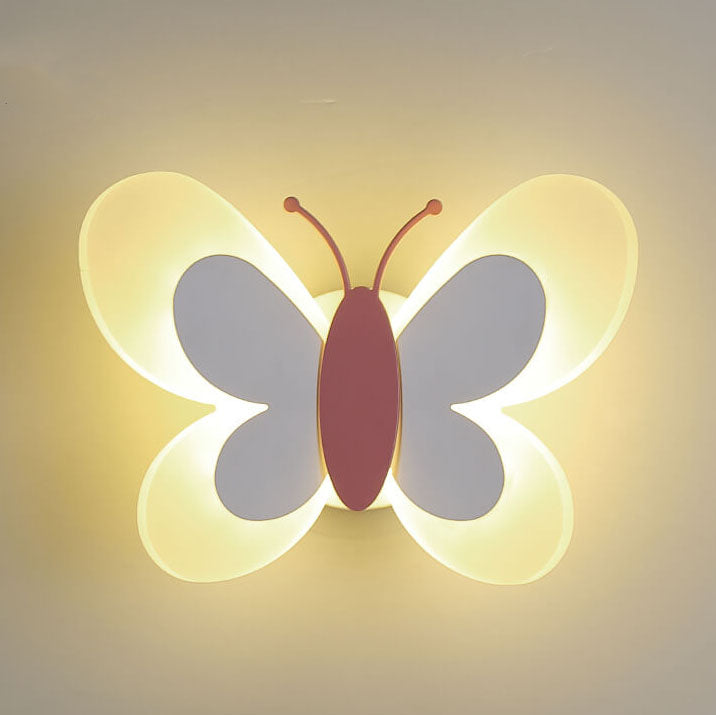 Creative Butterfly Acrylic LED Wall Sconce Lamp - Modern Decorative Lighting