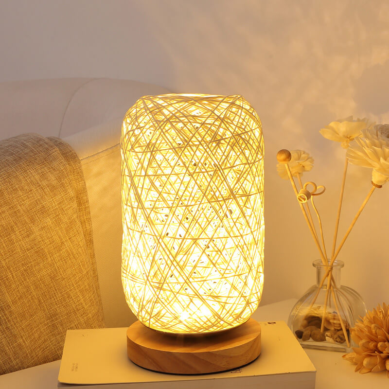 Creative Rattan Ball LED Dimmable Night Light Lamp

Illuminate your space with this stylish rattan ball LED night light. Perfect for creating a cozy ambiance, this decorative table lamp features adjustable brightness to suit any mood. Crafted from eco-fri