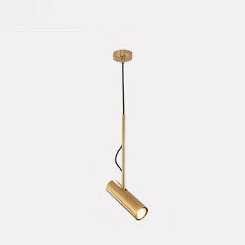 Modern Minimalist Gold LED Spotlight Pendant Light