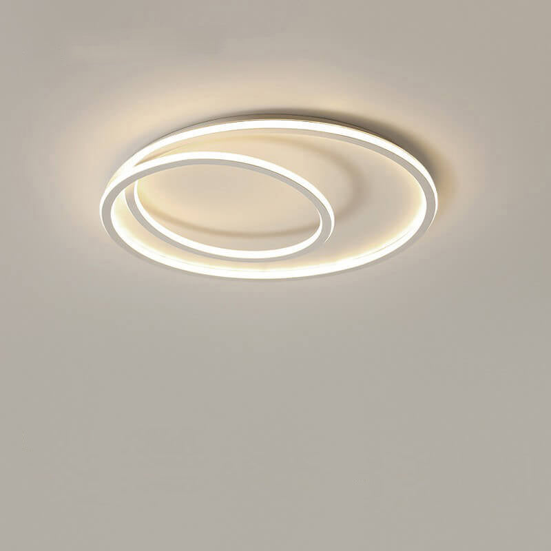 Nordic Minimalist Double Circle LED Ceiling Light